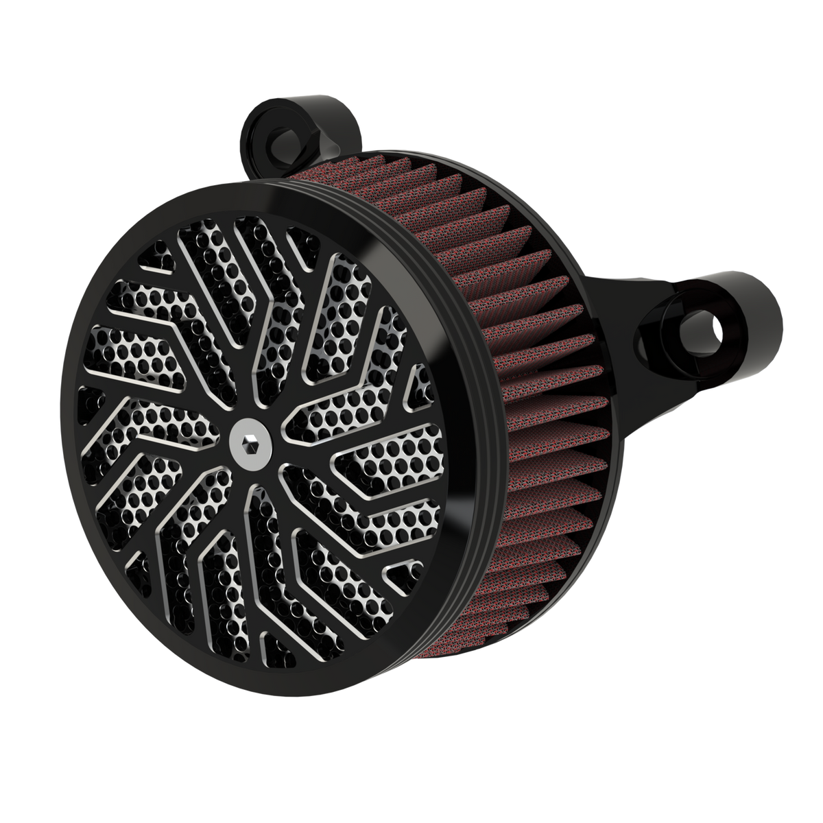 Legacy Air Cleaner in black double cut