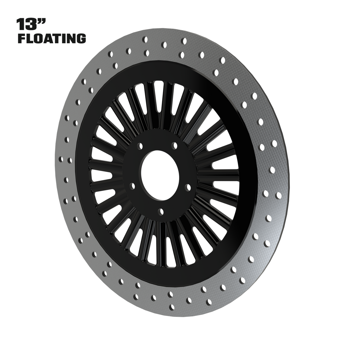 Magnum 13" Floating Rotor in Black