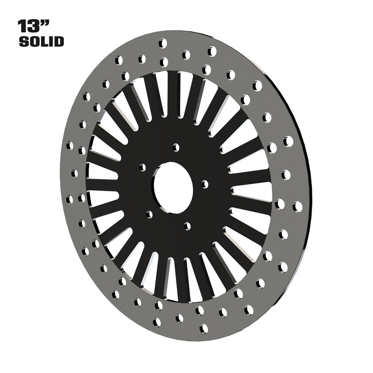 Magnum 13" Solid Rotor in Black