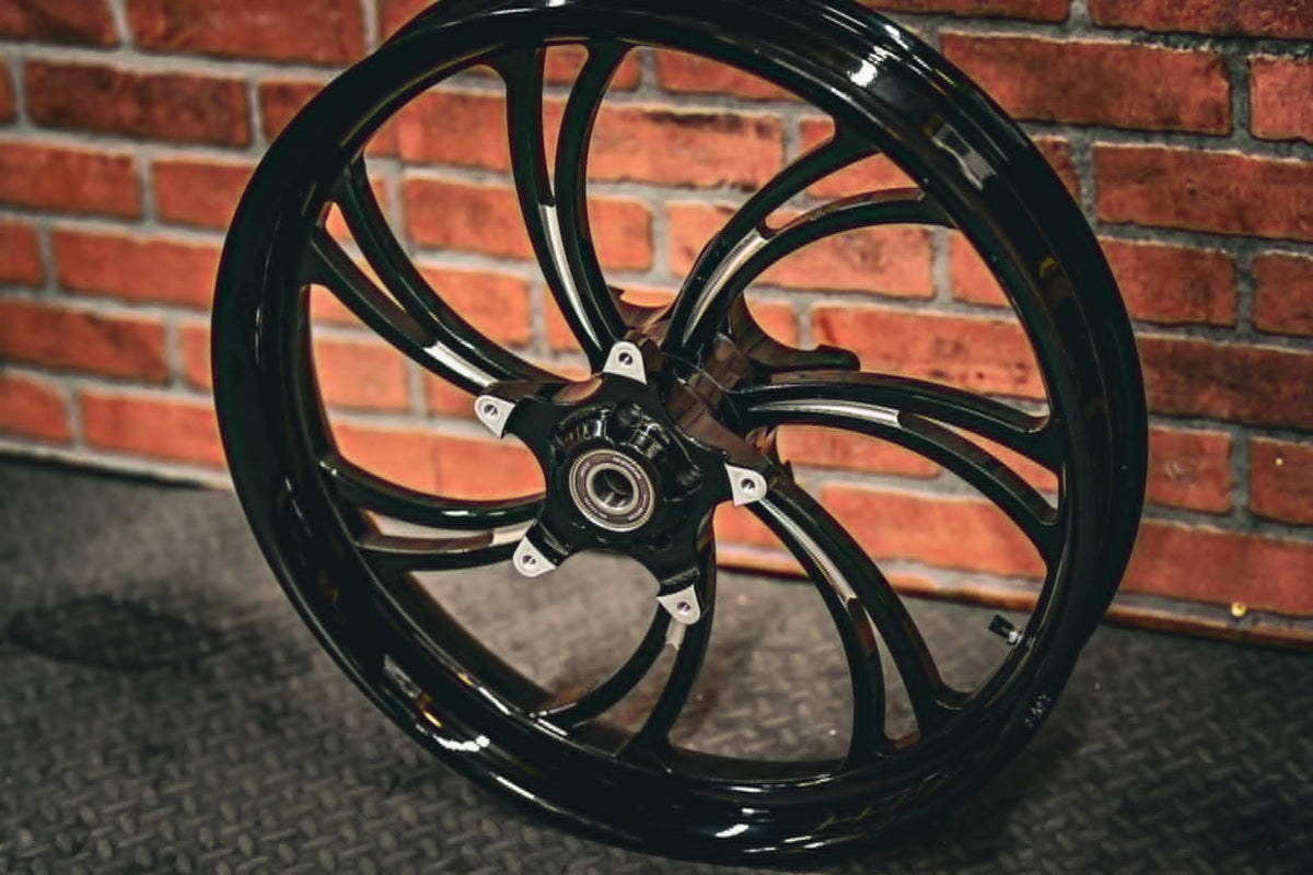 21X3.25" BLACK DOUBLE CUT V-ARM (2014-2023 HD TOURING)