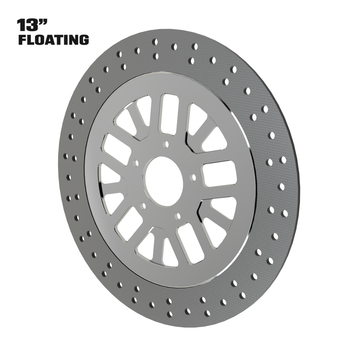 Money Maker 13" floating rotor in polished
