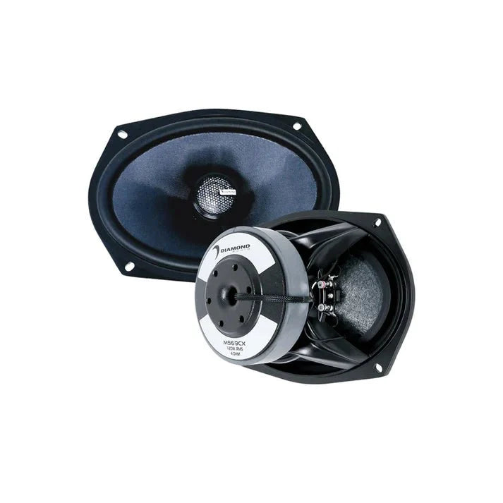 Diamond Audio 1998-2013 Harley Davidson Cut In Speaker Lid Kit with MS69CX (4Ω) - MSMS694CX2LK13