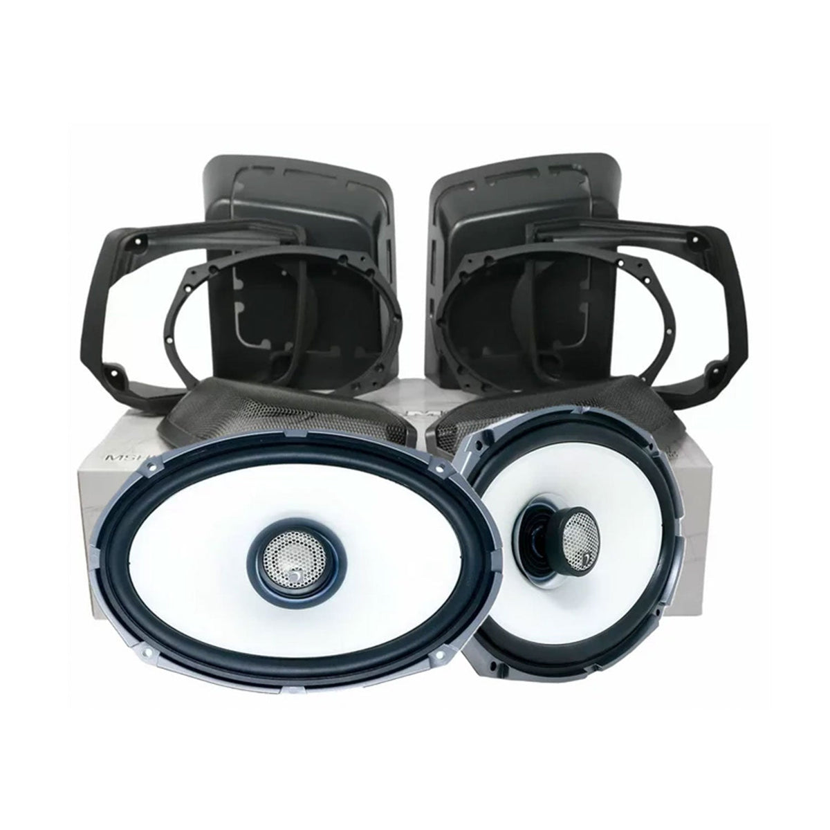 Diamond Audio 1998-2013 Harley Davidson® Cut In Lid Kit with HXM69F4 (4Ω) Speakers - MSHXM694LK13