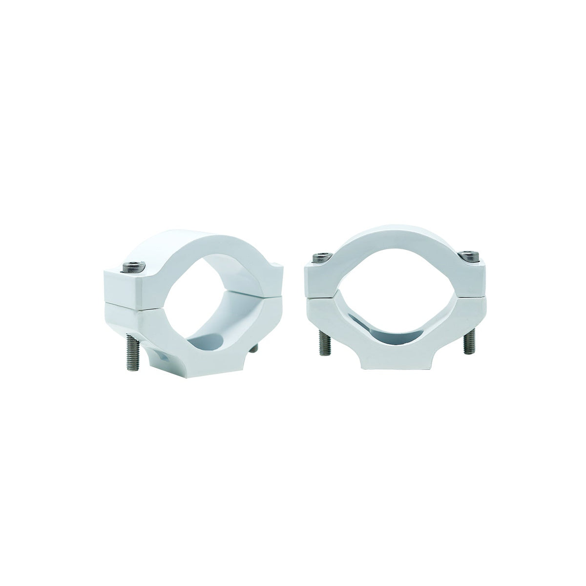 Diamond Audio MSLRGWHT - HXM Large Bracket/Clamp 2.25" - 3" - White