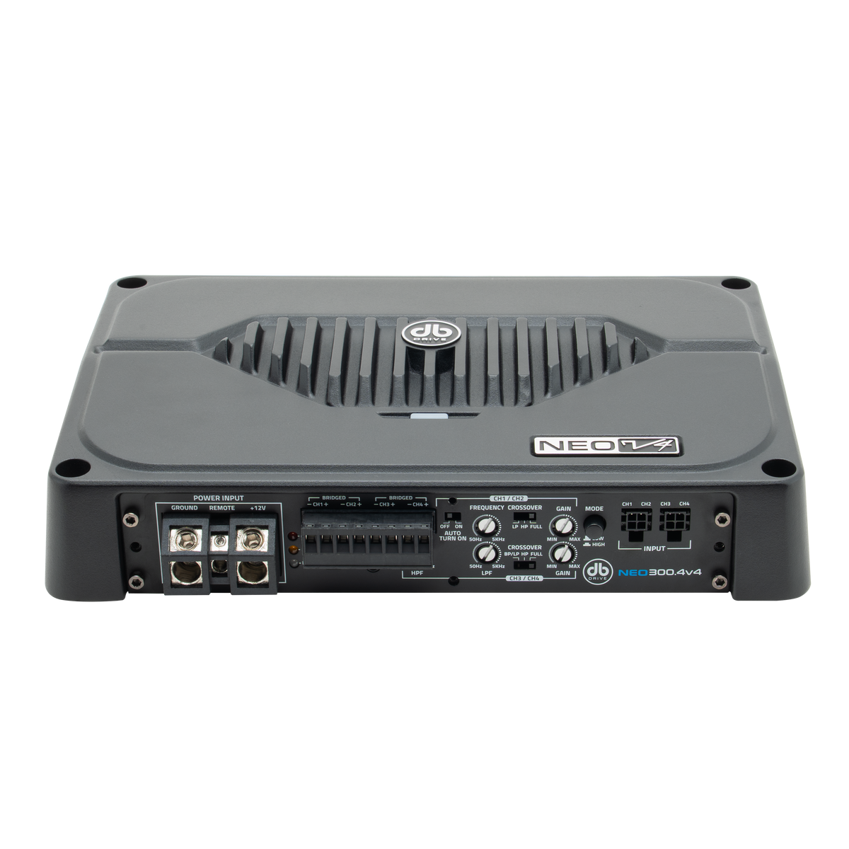 DB Drive NEO300.4V4 : 4-Channel Powersports Amplifier