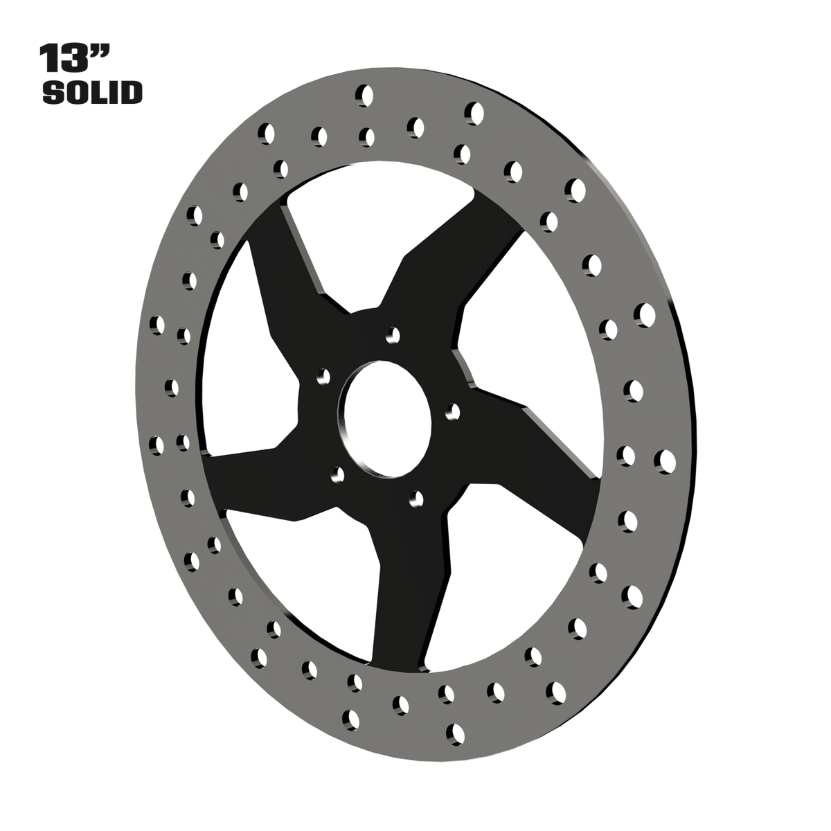 OG.03 13" Solid Rotor in Black