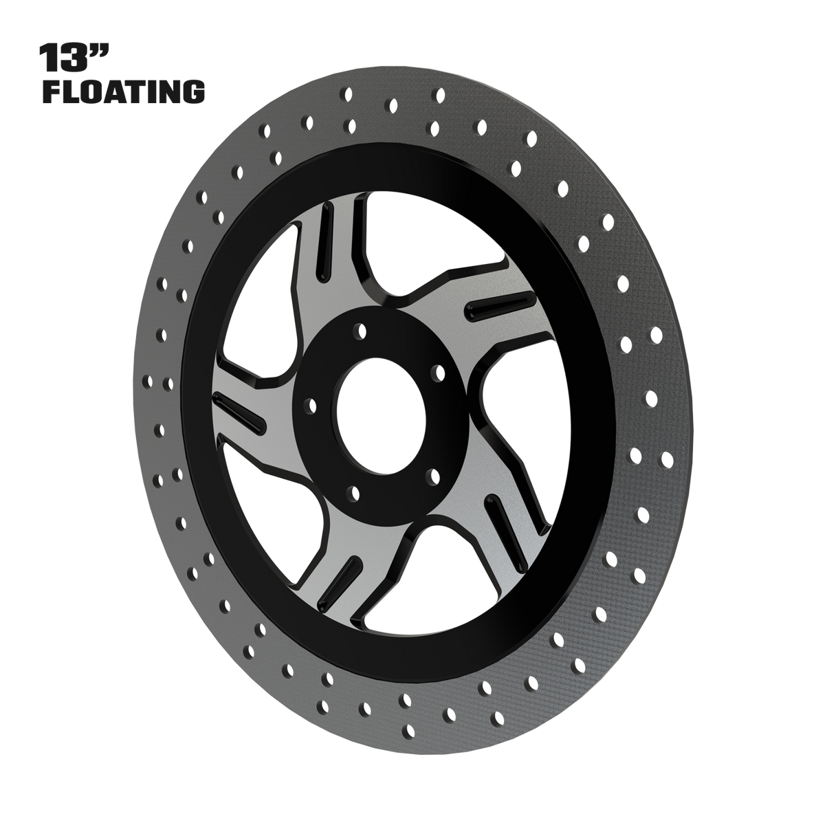 OG.03 13" Floating Rotor in Black Contrast Cut