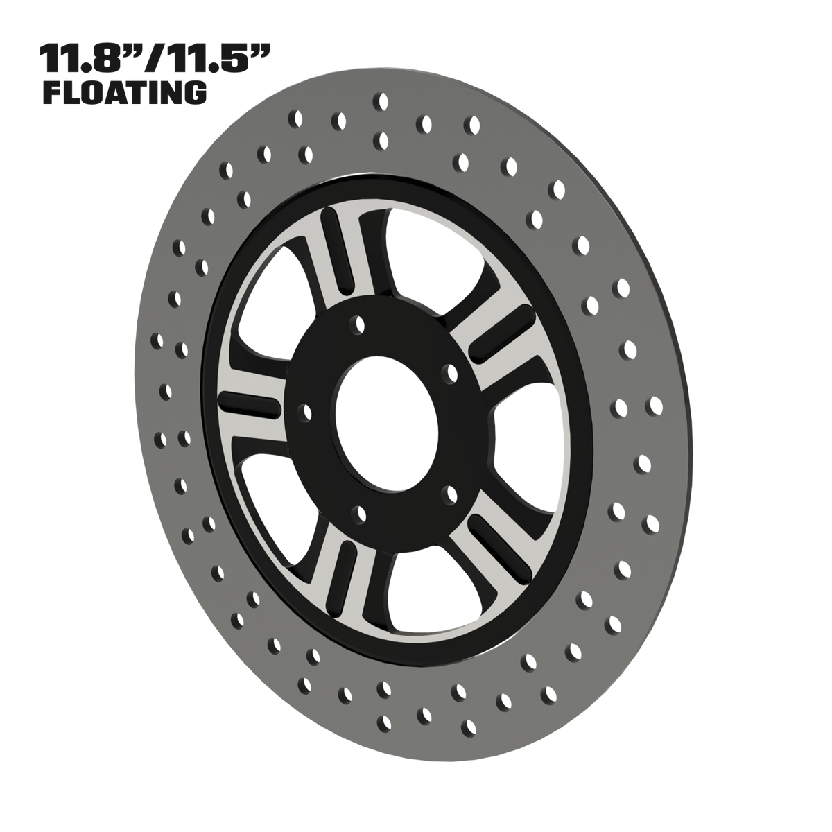 OG.04 11" Floating Rotor in Black Contrast Cut