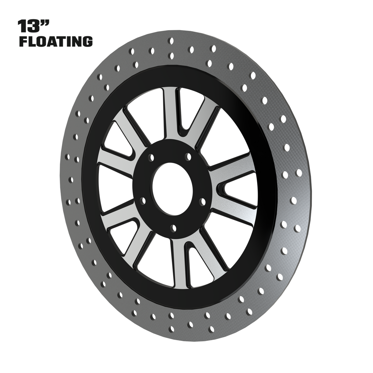 OG.07 13" Floating Rotor in Black Contrast Cut