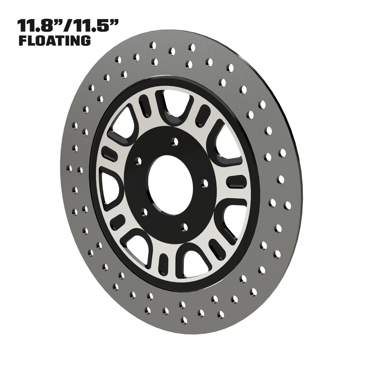 OG.10 11" Floating Rotor in Black Contrast Cut