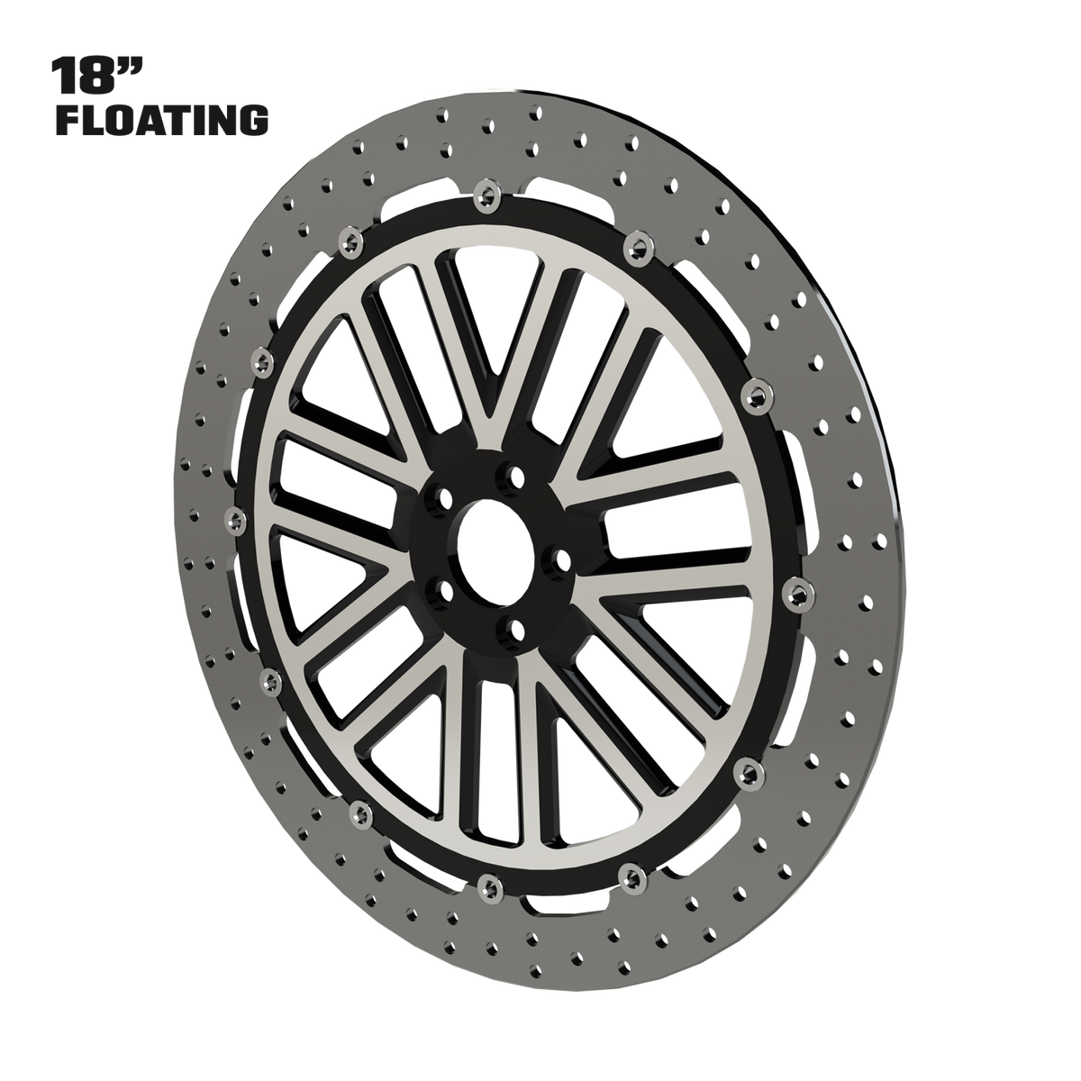 OG.11 18" Floating Rotor in Black Contrast Cut
