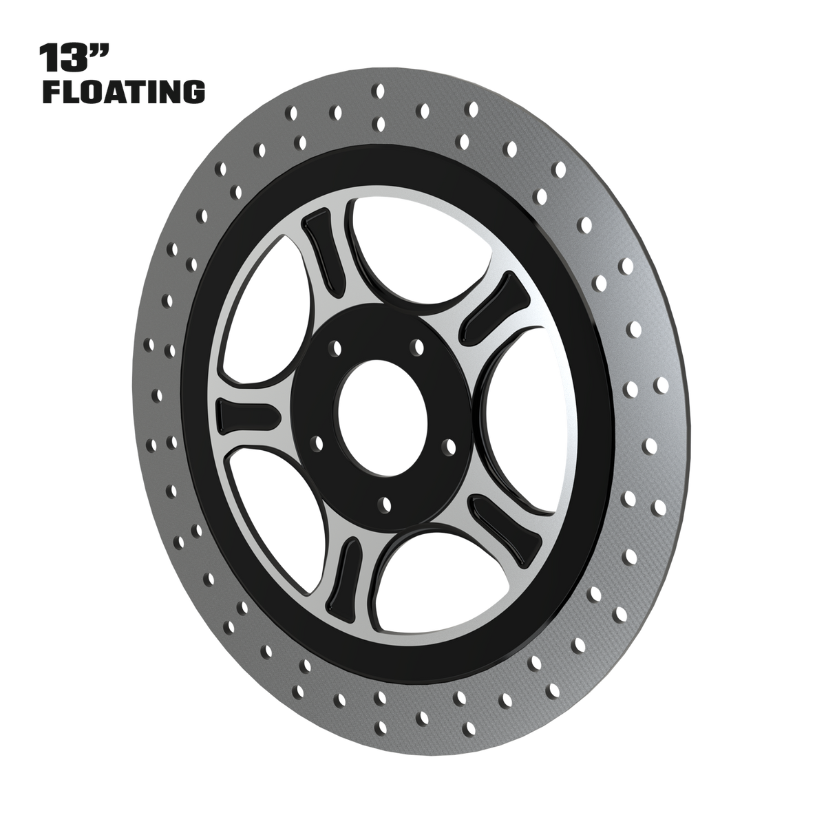 OG.13 13" Floating Rotor in Black Contrast Cut