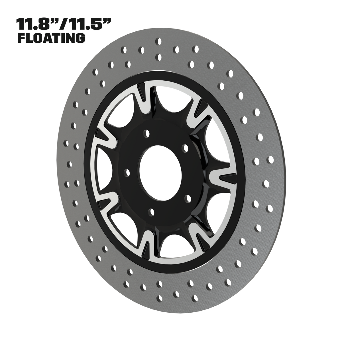 OG.14 13" Floating Rotor in Black Contrast Cut