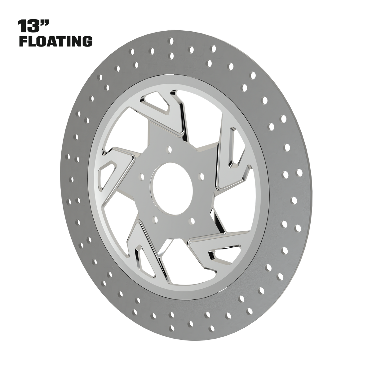 Hennessey 13" Floating Rotor in Polished