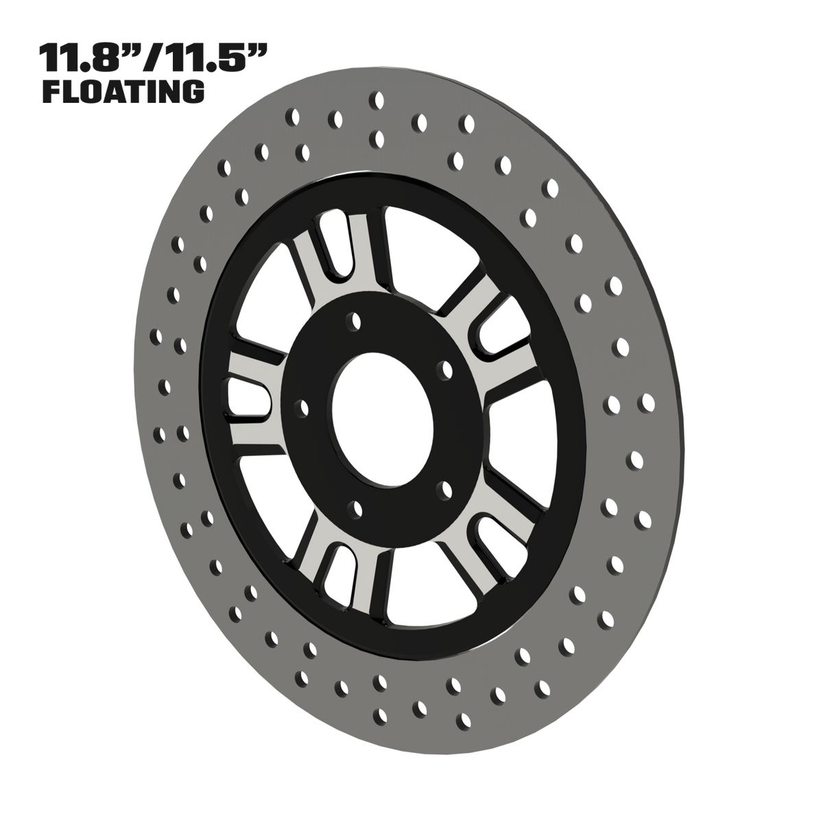 OG.21 11" Floating Rotor in Black Contrast Cut