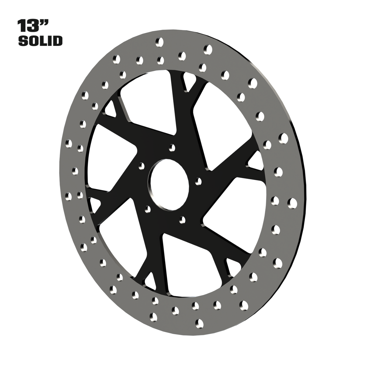 PS.02 13" Solid Rotor in Black