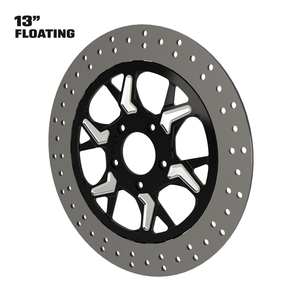 PS.02 13" Floating Rotor in Black Contrast Cut