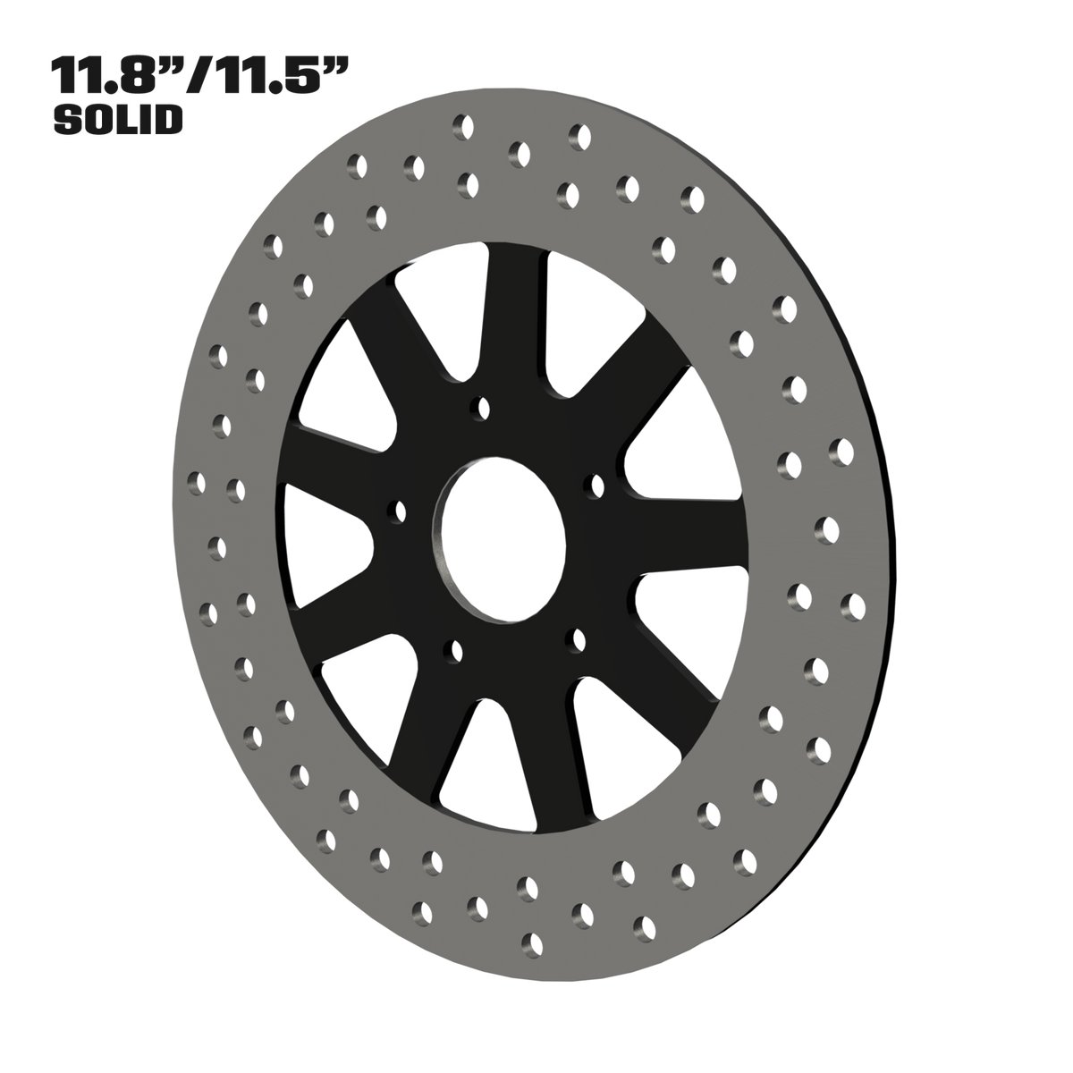 PS.07 11" Solid Rotor in Black