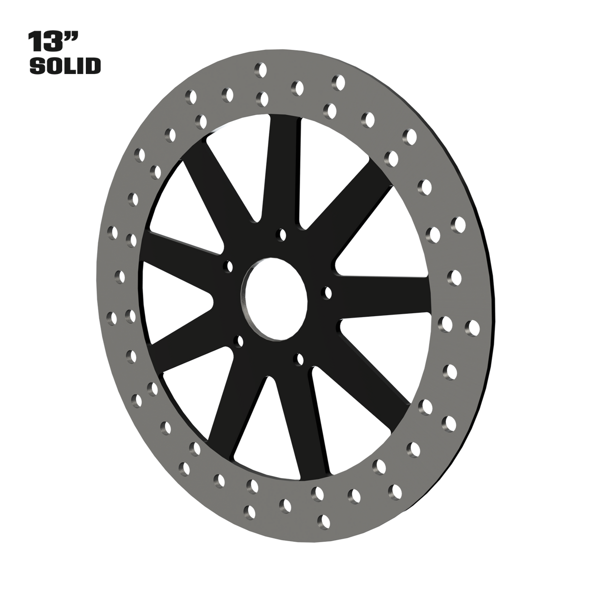 PS.07 13" Solid Rotor in Black