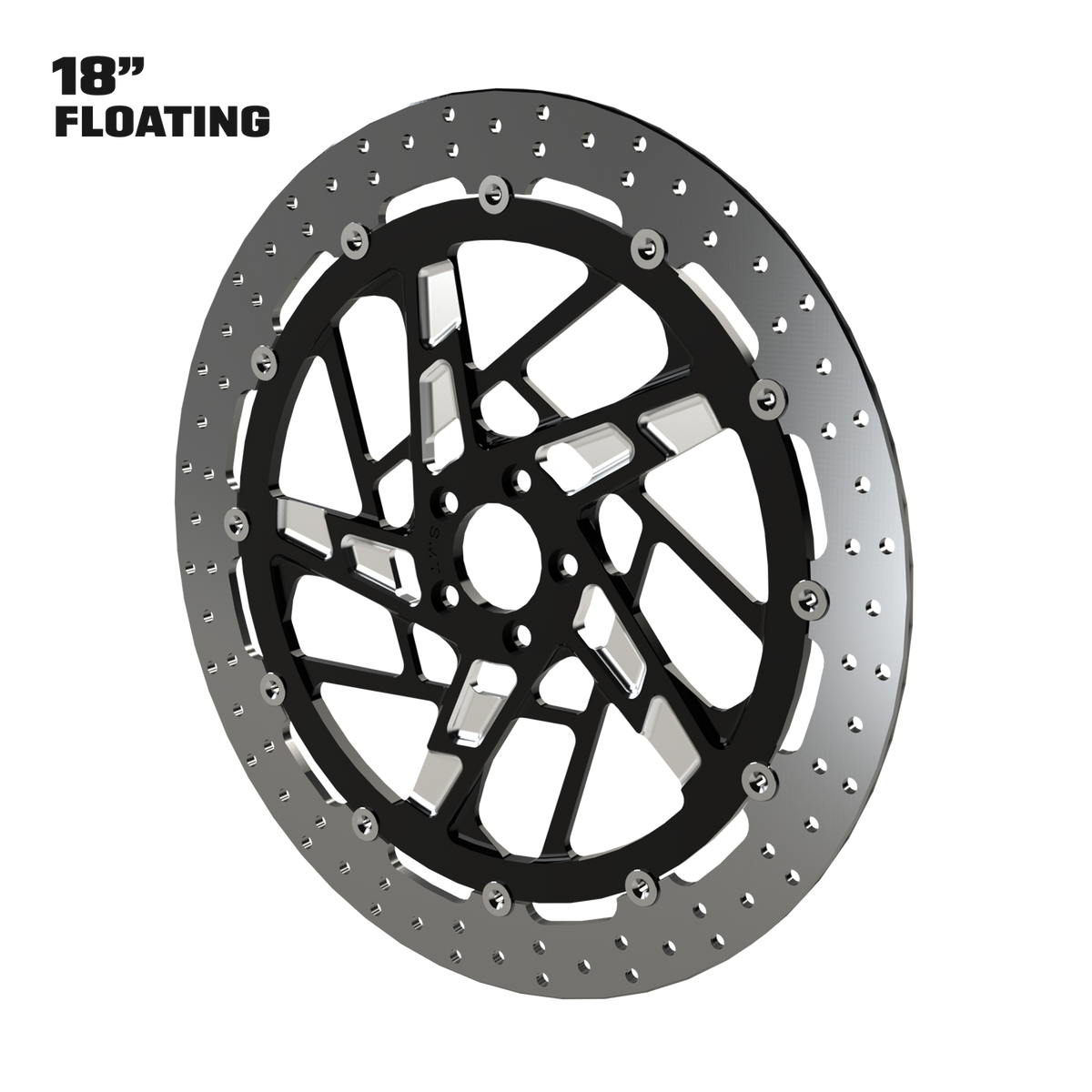 PS.08 18" Floating Rotor in Black Contrast Cut