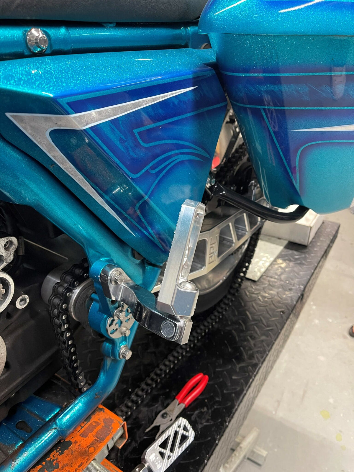 Curly's Inc Performance Style Passenger Pegs