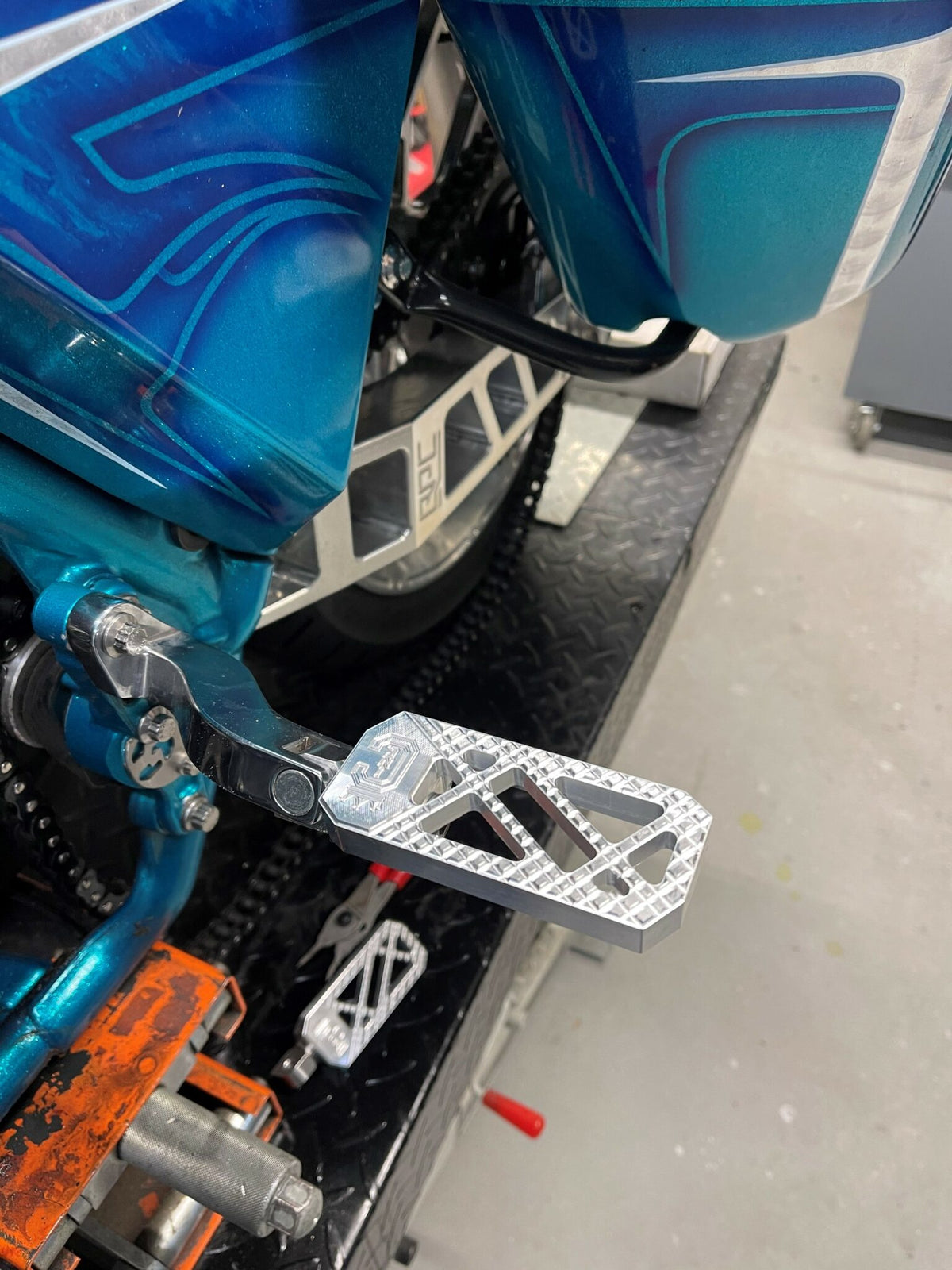 Curly's Inc Performance Style Passenger Pegs