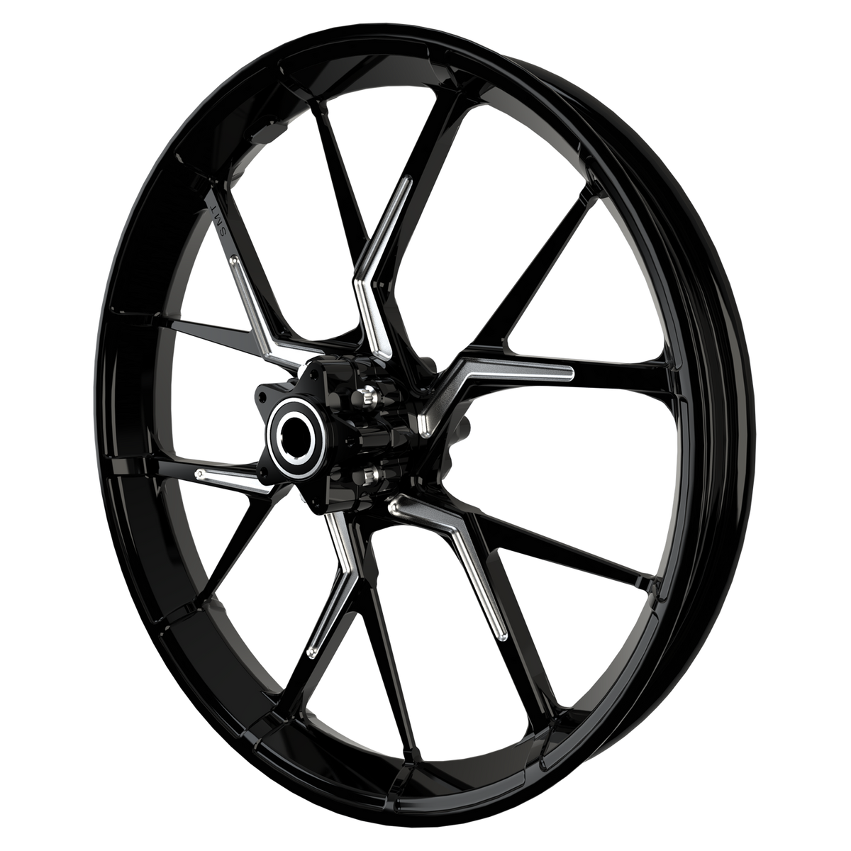 PS.02 Bulldog Fat Tire Black Double Cut Wheels