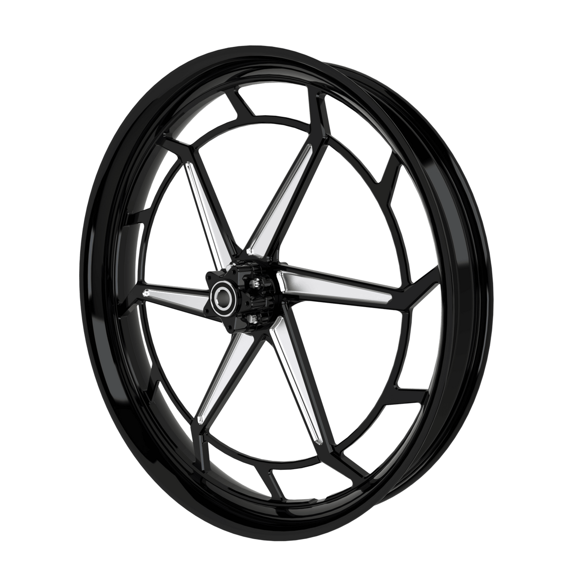 PS.09 Harley V-Rod Black Double Cut Wheels
