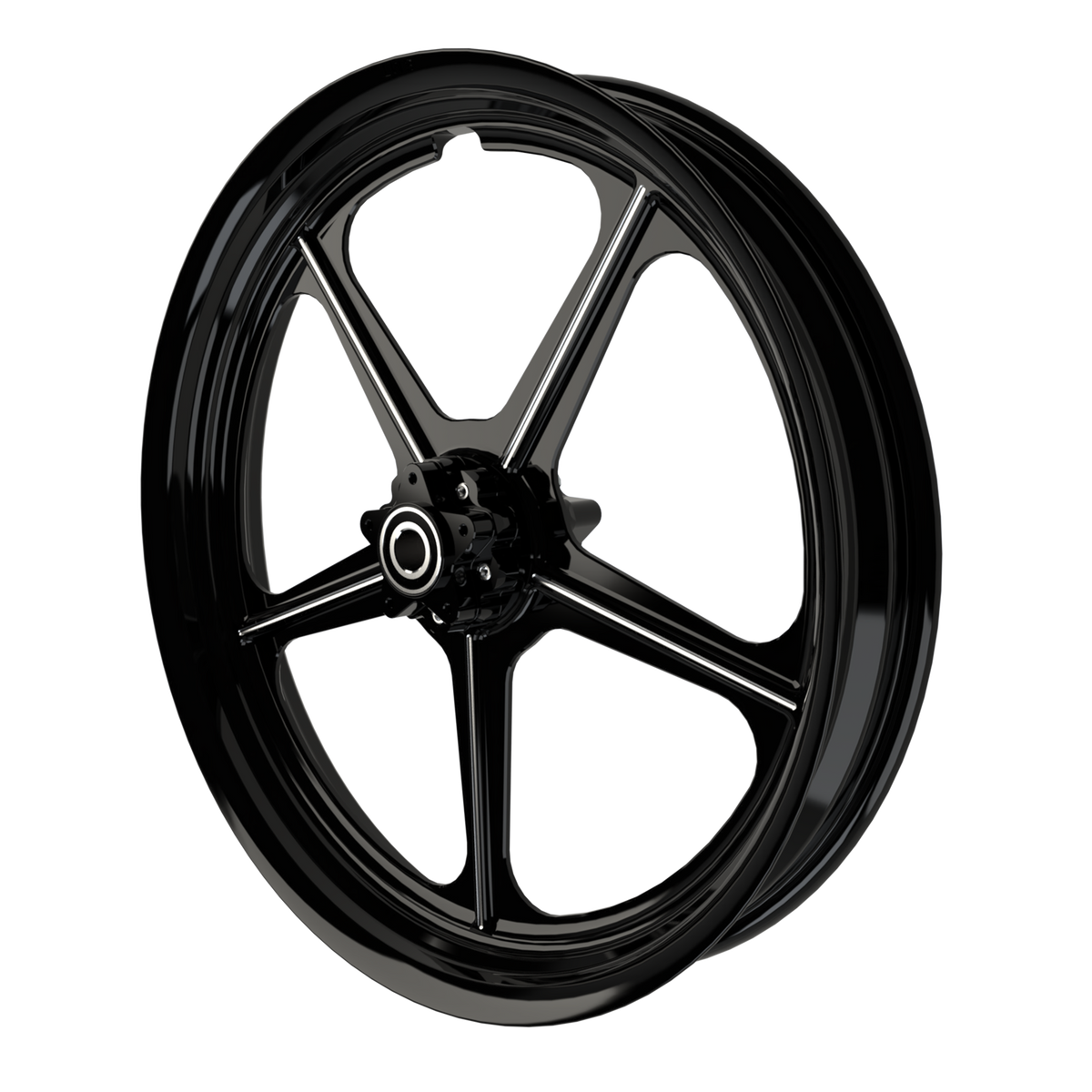 RetroSpec 14 Bulldog Fat Tire Black Double Cut Wheels