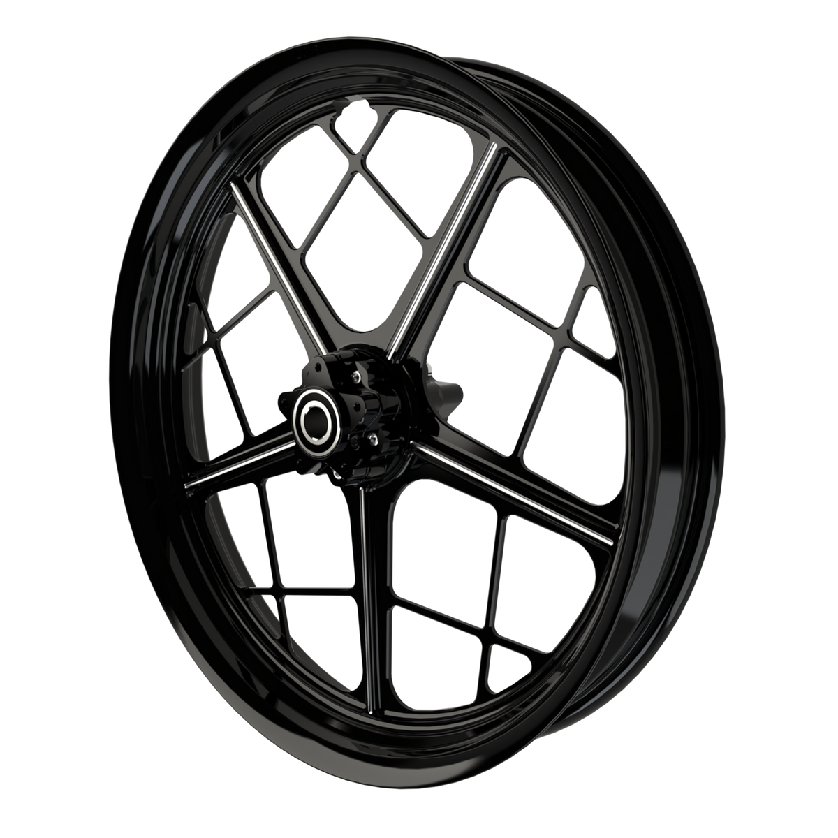 RetroSpec 02 Bulldog Fat Tire Black Double Cut Wheels