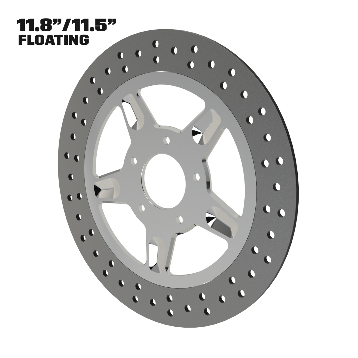 Rev Limit 11" floating rotor in polished