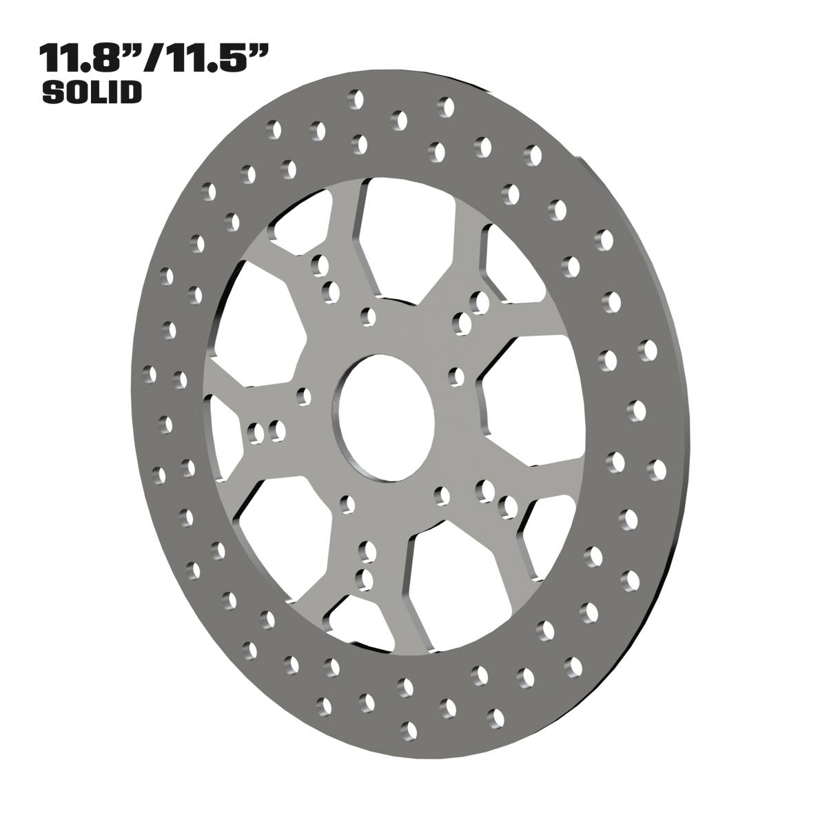 Revolution 11" solid rotor in polished