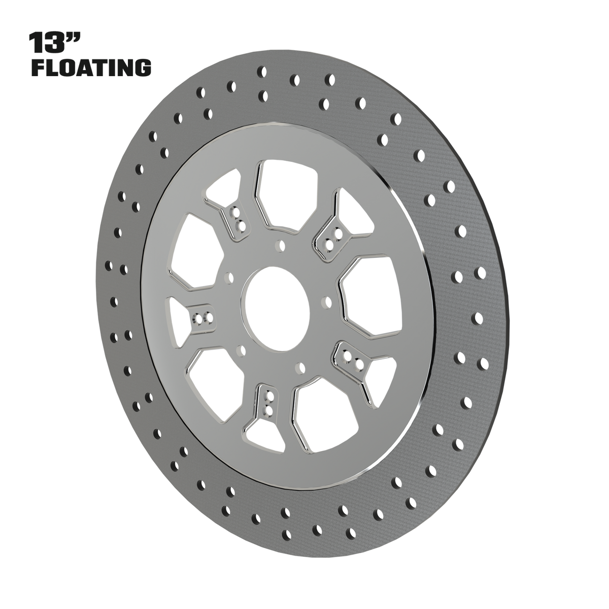 Revolution 13" floating rotor in polished