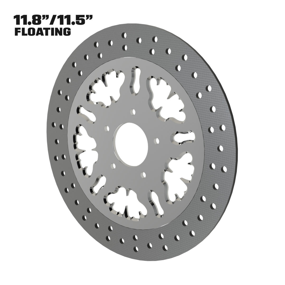 Ring of Fire 11" floating rotor in polished