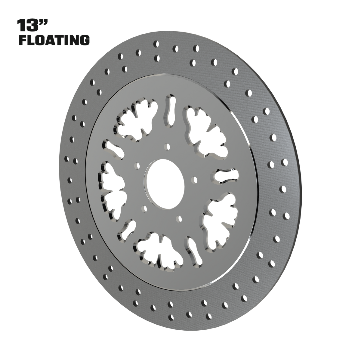 Ring of Fire 13" floating rotor in polished