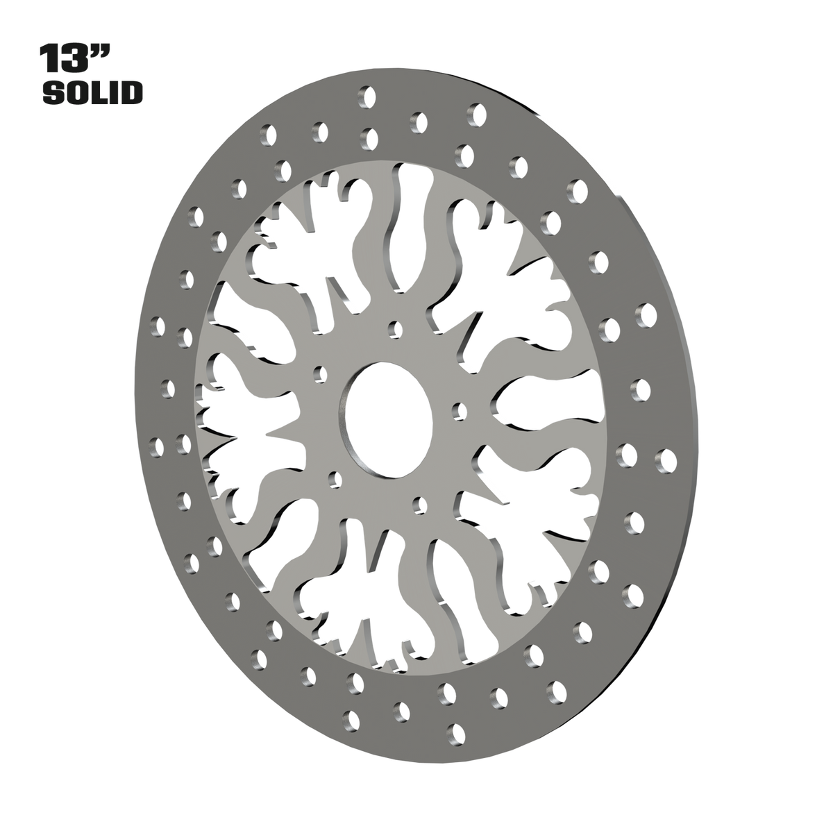 Ring of Fire 13" solid rotor in polished