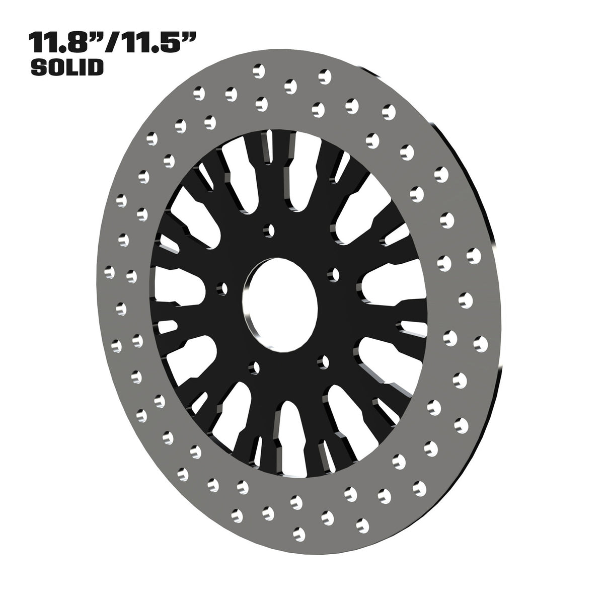 Roulette 11" Solid Rotor in Black