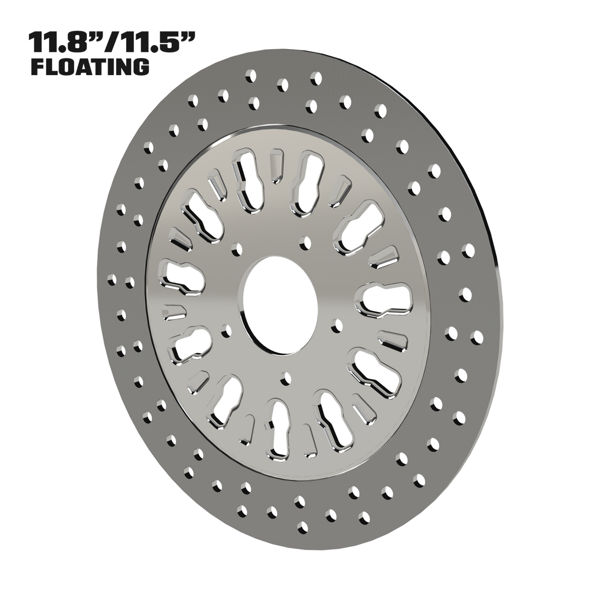 Roulette 11" Floating Rotor in Polished