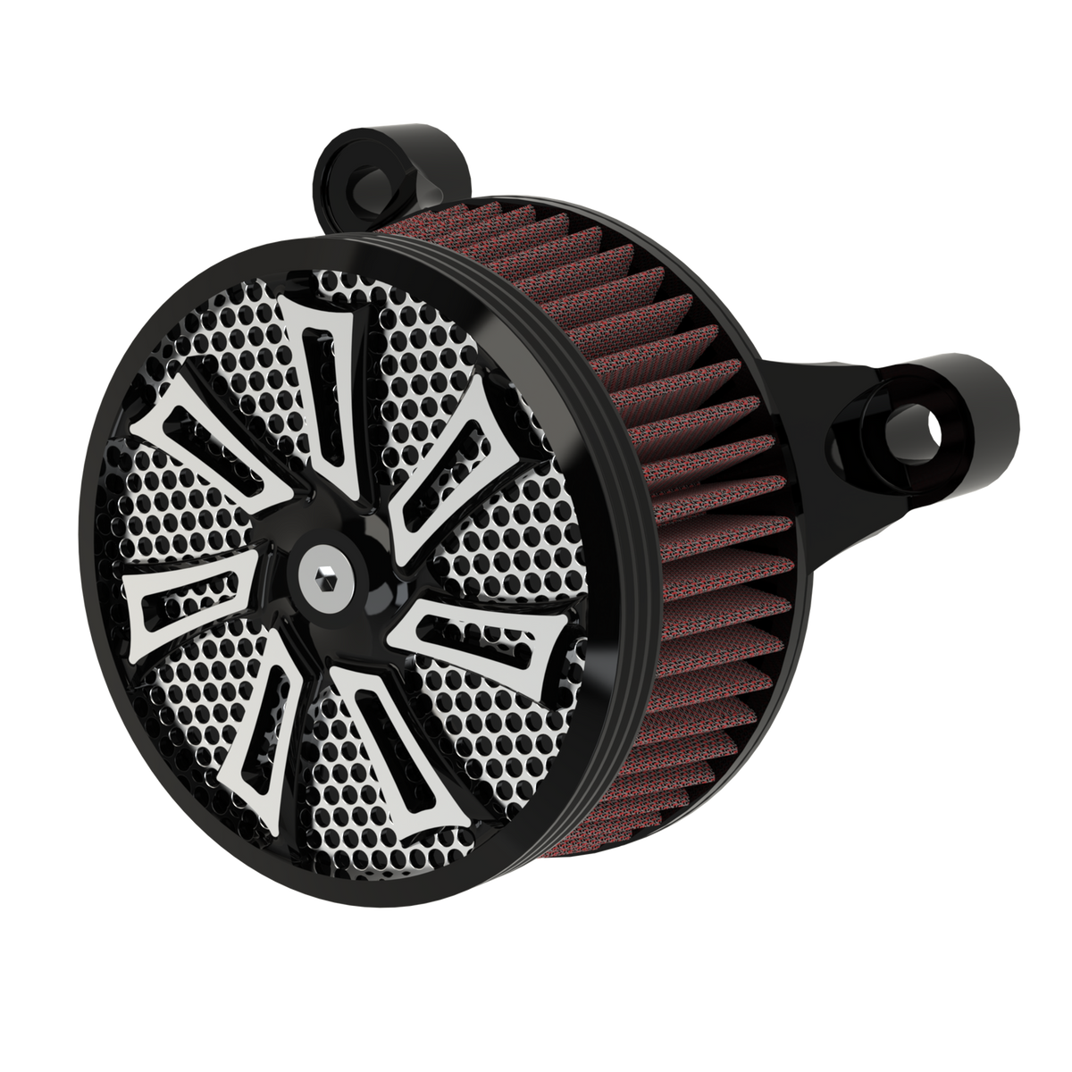 Reaper air cleaner in black double cut