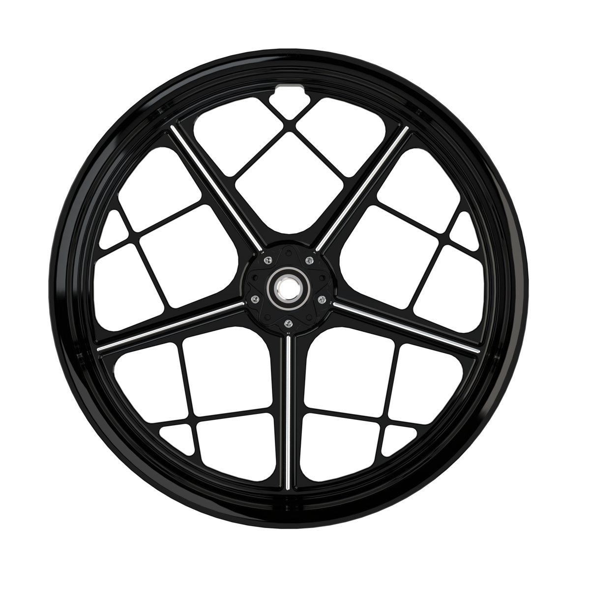 RetroSpec 02 Harley Touring Black Double Cut Wheels
