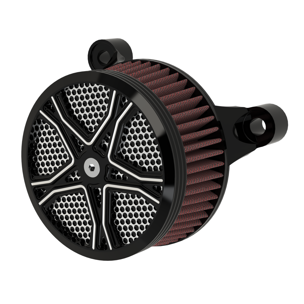 RetroSpec 10 Air Cleaner in black double cut
