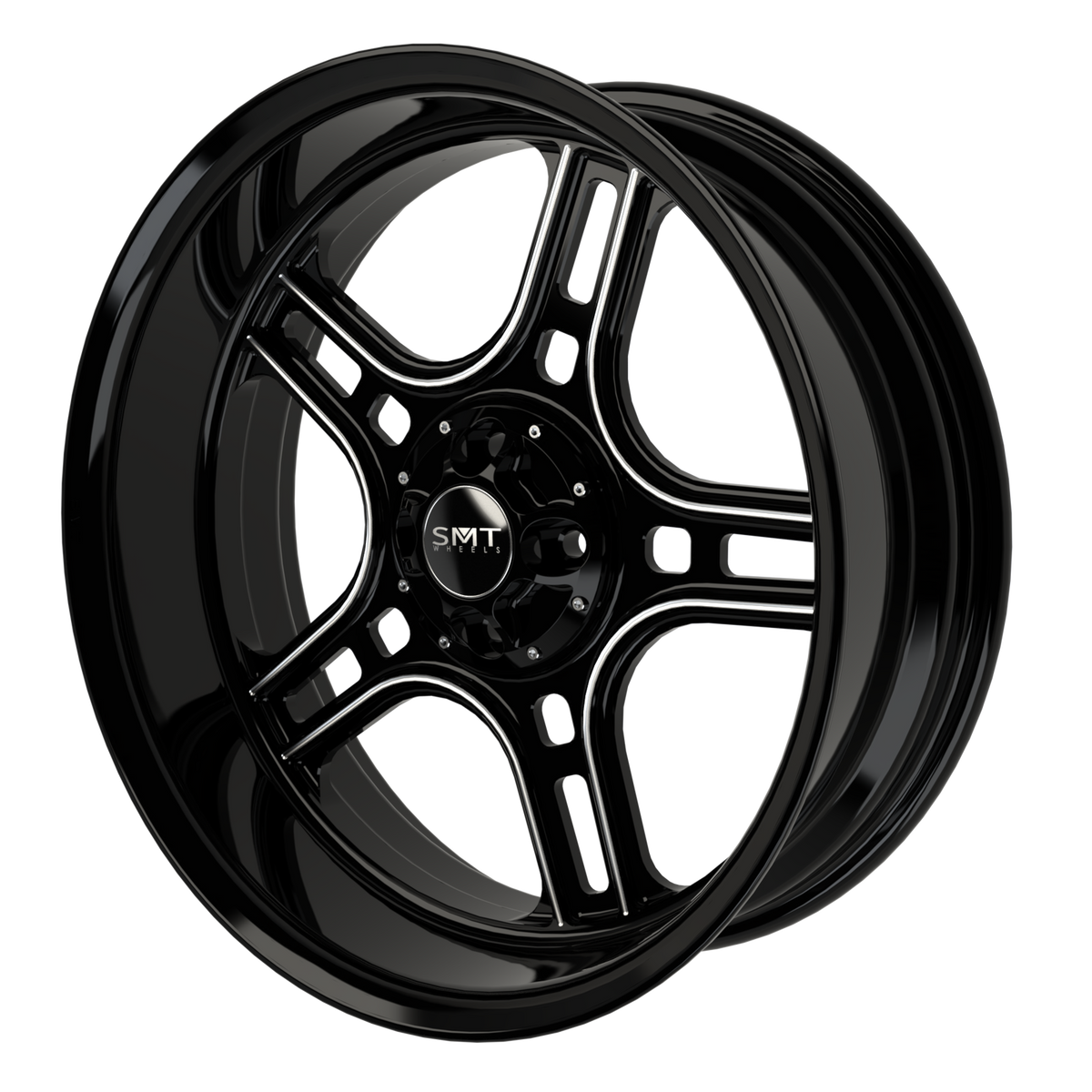RetroSpec 01 Harley Trike Black Double Cut Wheels