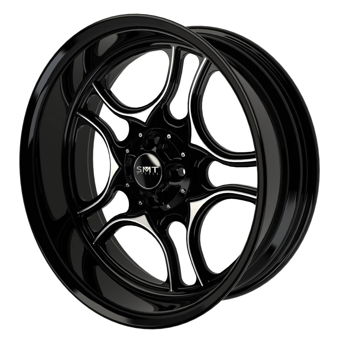 RetroSpec 04 Harley Trike Black Double Cut Wheels