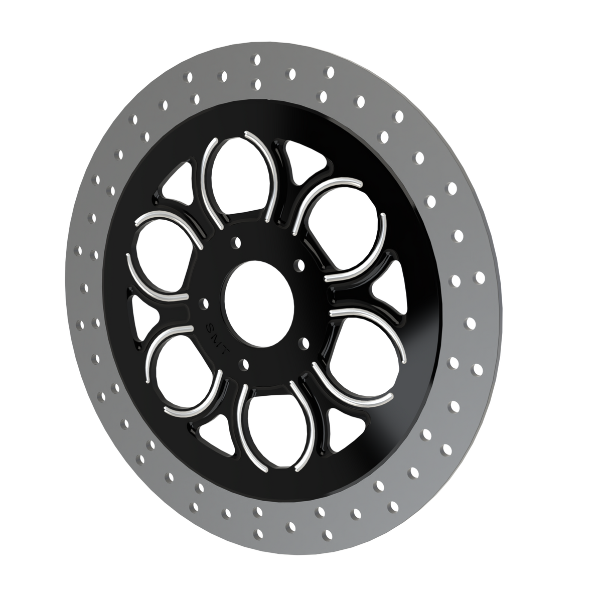 RetroSpec 05 13" floating rotor in black double cut