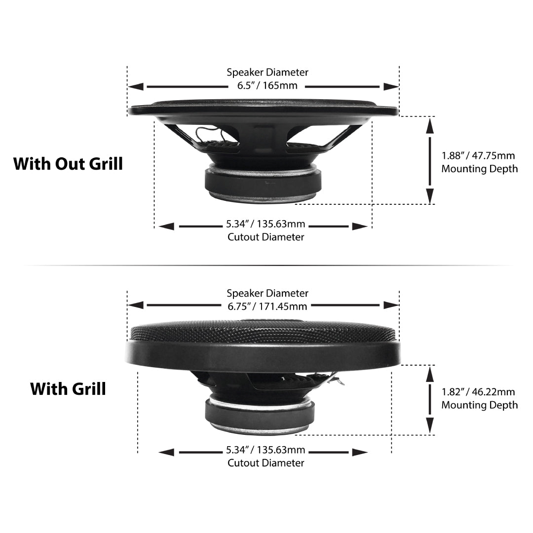 DB Drive S1 60V2 : 6.5" Dual Cone Speaker (1 Pair)