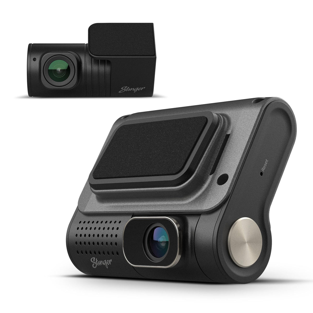 Stinger SDC-2CH2KQHD Opsis Universal 2K Quad Hd Front & Fhd Rear Dash Camera