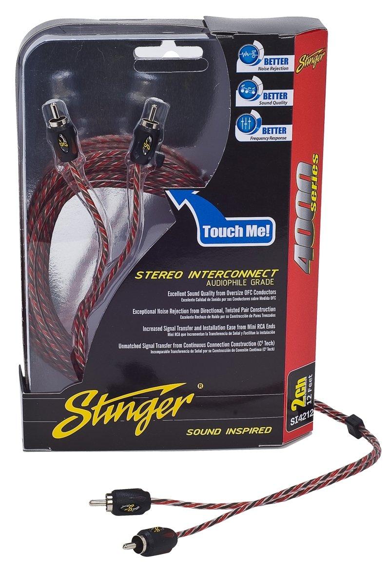 Stinger SI426 6FT 2 Channel RCA, 4000 Series Professional OFC