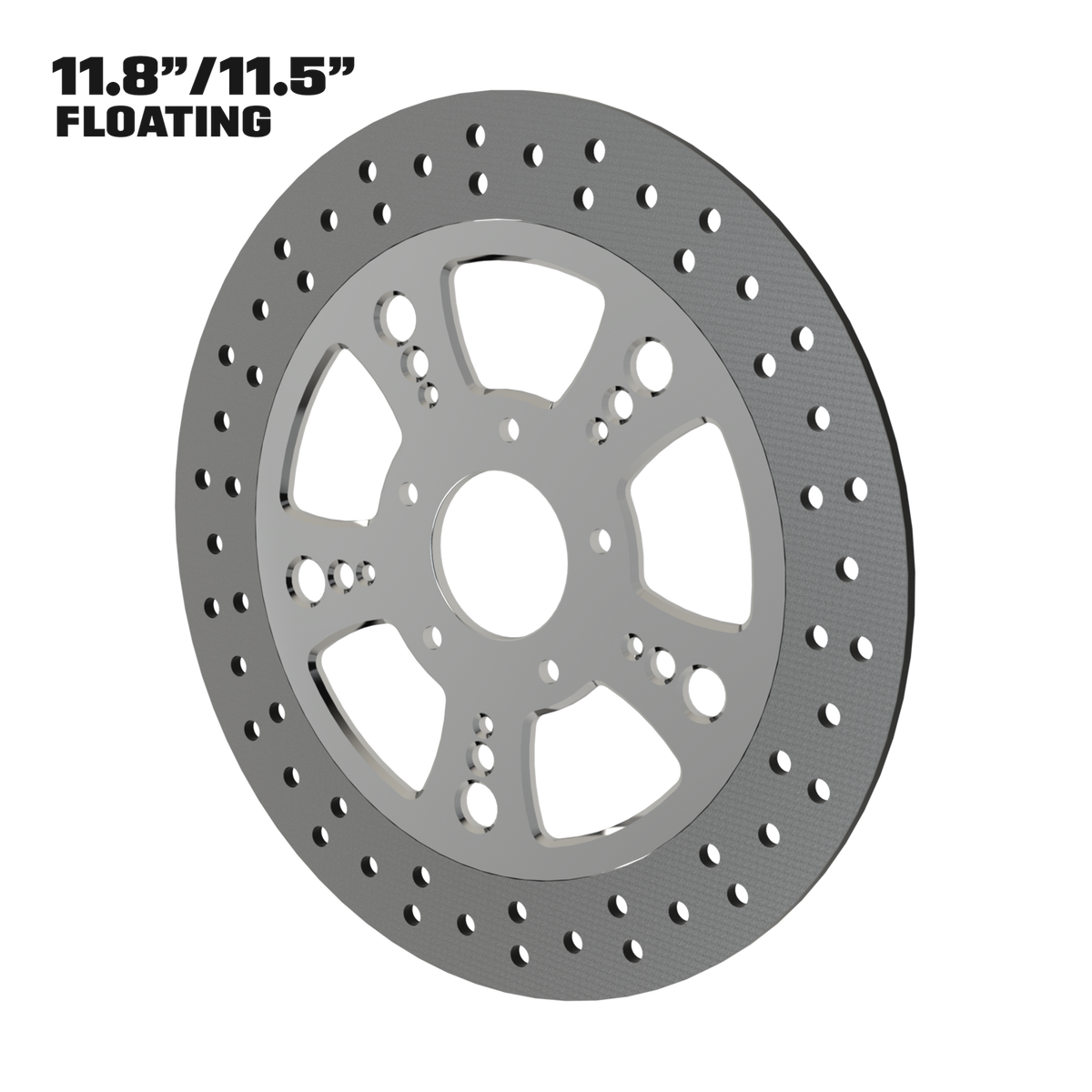 Simply Sinister 11" floating rotor in polished
