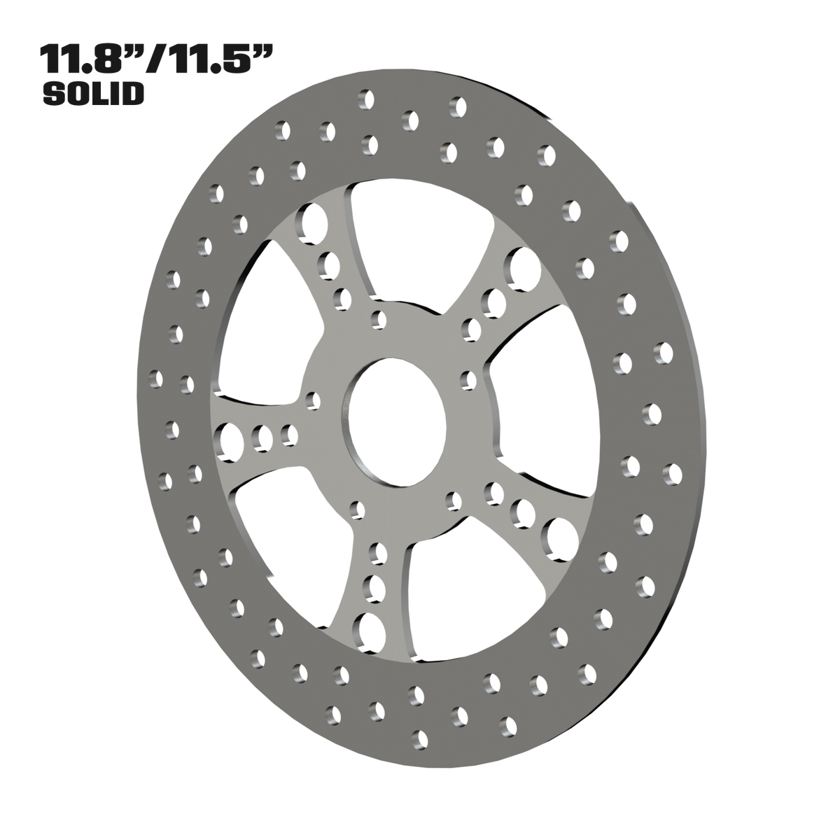 Simply Sinister 11" solid rotor in polished
