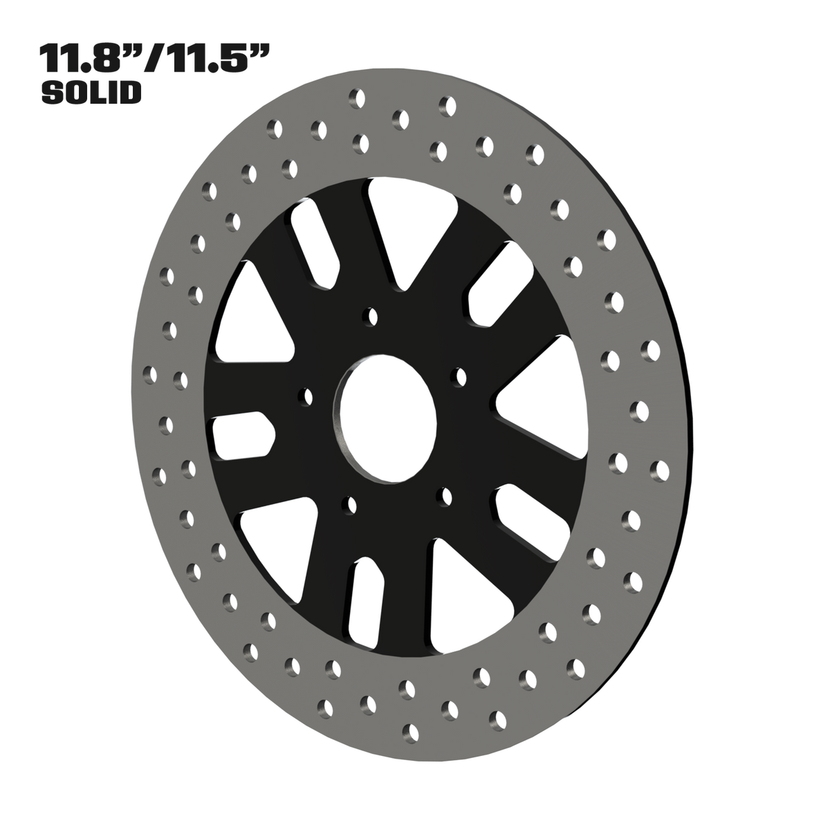Sinful 11" solid rotor in black